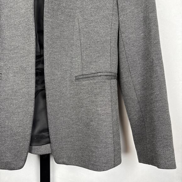 J. Crew 365 Going Out Blazer Women's 6 Stretch Twill Gray Jacket Preppy Workwear - Picture 4 of 11